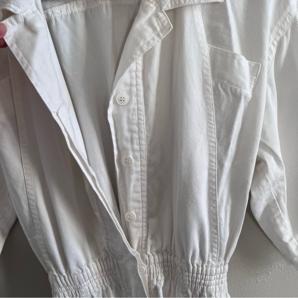 VTG Diane Von Furstenberg White Jumpsuit Size XS Small Boiler suit 80s 90s - Picture 12 of 12